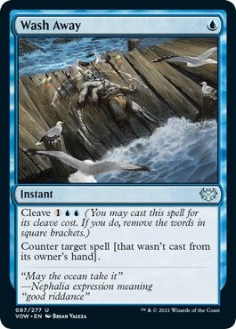 Image for Wash Away (87) (VOW) - Magic: The Gathering
