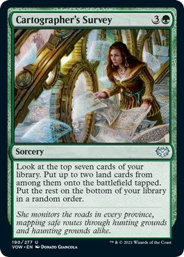 Image for Cartographer's Survey (190) (VOW) - Magic: The Gathering