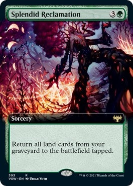 Image for Splendid Reclamation (Extended Art) (393) (VOW) - Magic: The Gathering