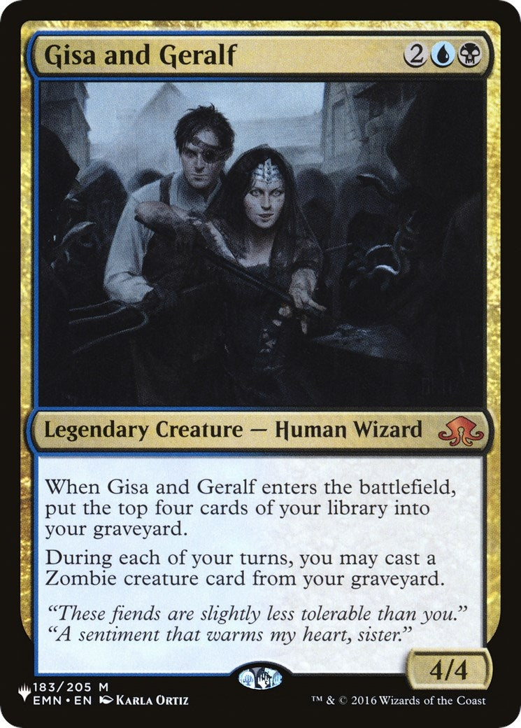 Gisa and Geralf (183/205) (LIST)