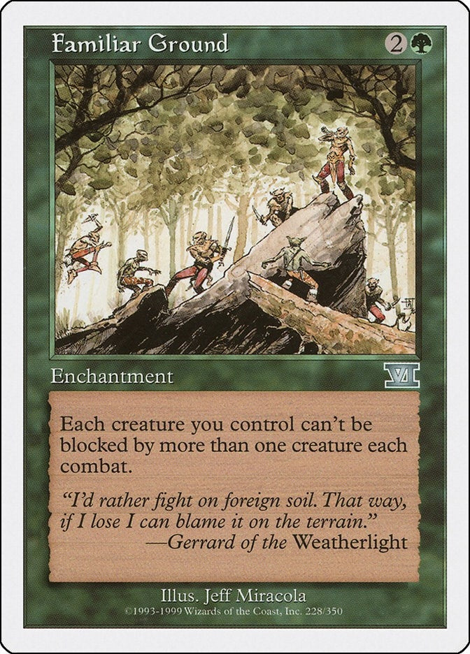 Familiar Ground (228) (6ED) Japanese