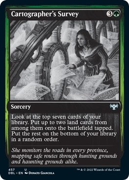 Image for Cartographer's Survey (457) (DBL) - Magic: The Gathering