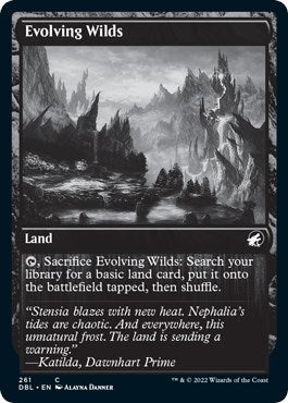 Image for Evolving Wilds (261) (261) (DBL) - Magic: The Gathering