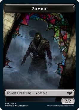 Image for Zombie (008) // Boar Double-Sided Token (8 // 12) (VOW) - Magic: The Gathering