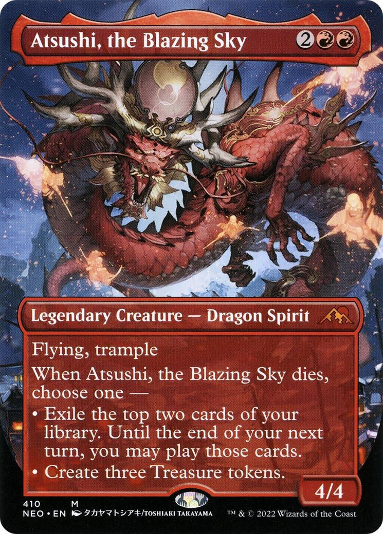 Atsushi, the Blazing Sky (Borderless) (410) (NEO) Japanese