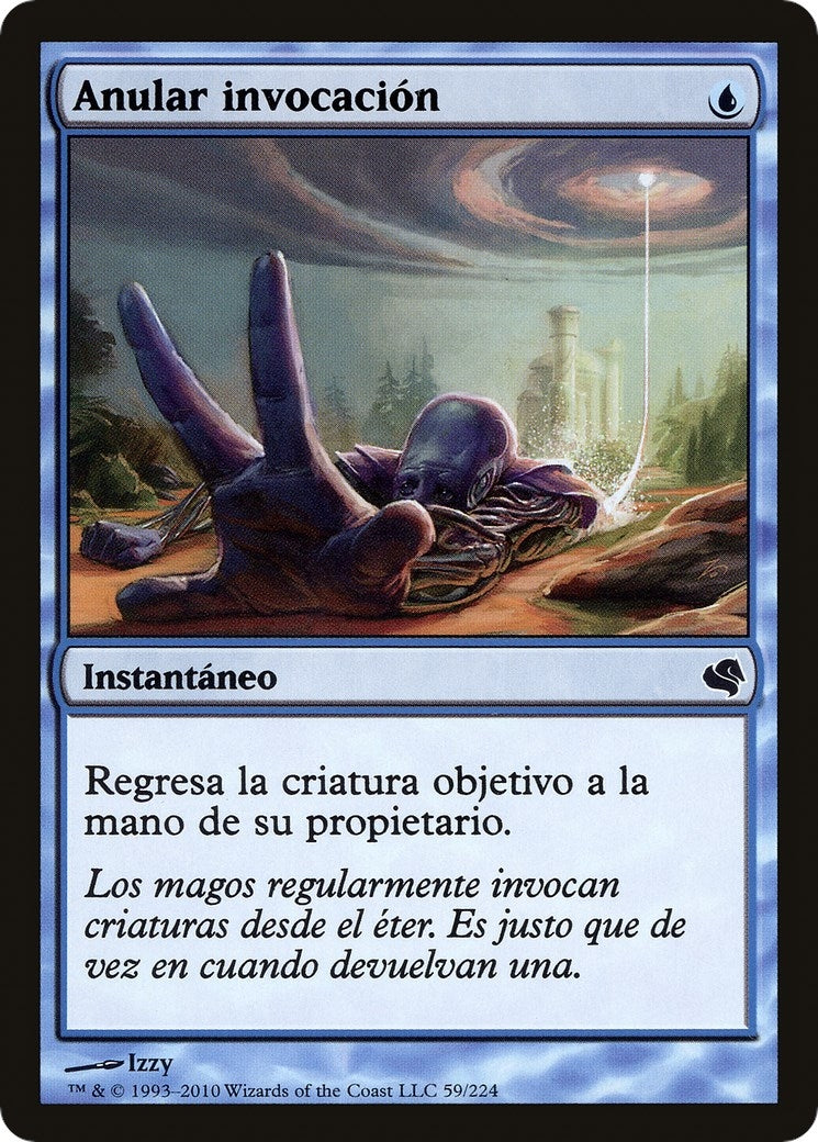 Unsummon (Spanish) - "Anular invocacion" (59) (PS11) Spanish