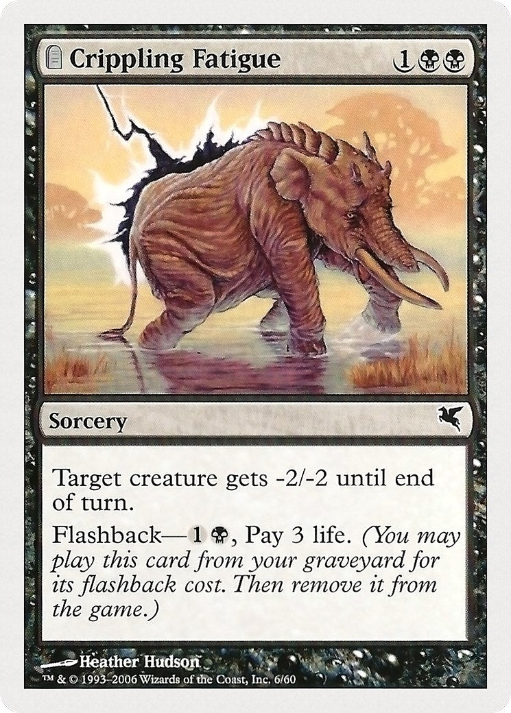 Image for Crippling Fatigue (6) (6) (PSAL) - Magic: The Gathering