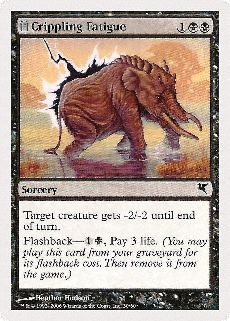 Image for Crippling Fatigue (30) (30) (PSAL) - Magic: The Gathering