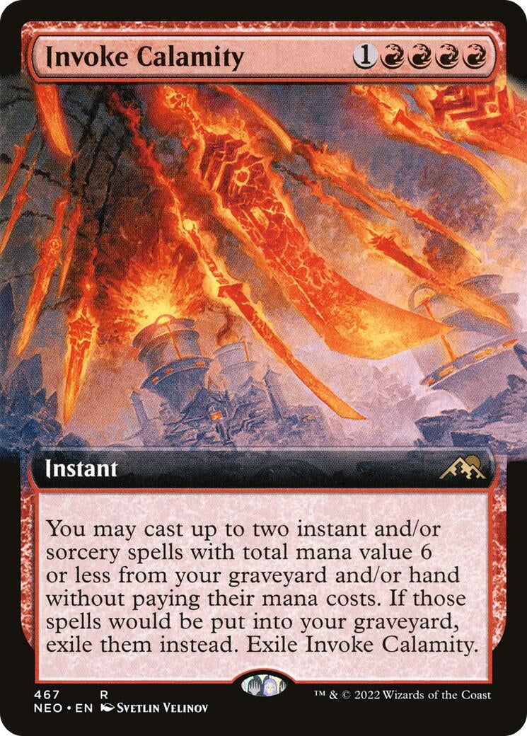 Invoke Calamity (Extended Art) (467) (NEO) Japanese
