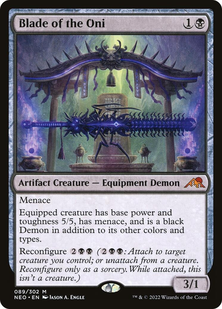 Image for Blade of the Oni (89) (NEO) - Magic: The Gathering
