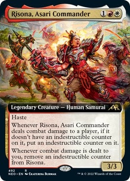 Risona, Asari Commander (Extended Art) (492) (NEO) Japanese