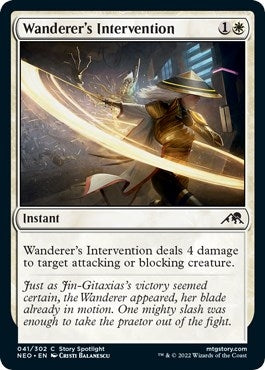 Image for Wanderer's Intervention (41) (NEO) - Magic: The Gathering