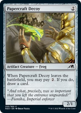Image for Papercraft Decoy (253) (NEO) - Magic: The Gathering