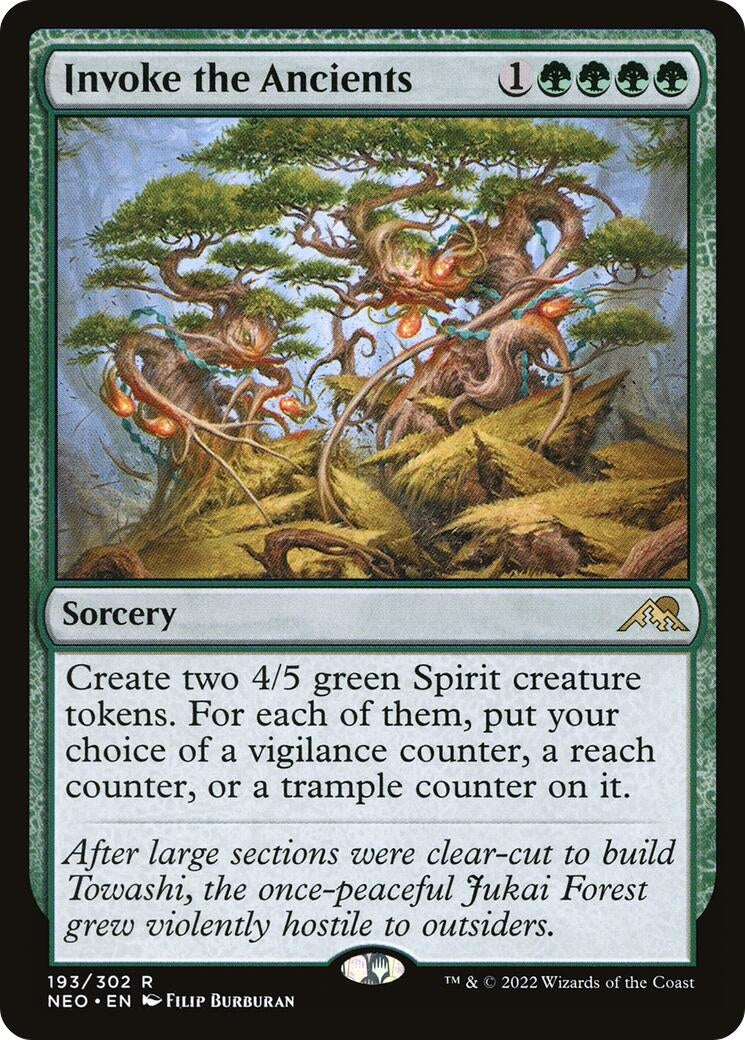 Image for Invoke the Ancients (193) (NEO) - Magic: The Gathering