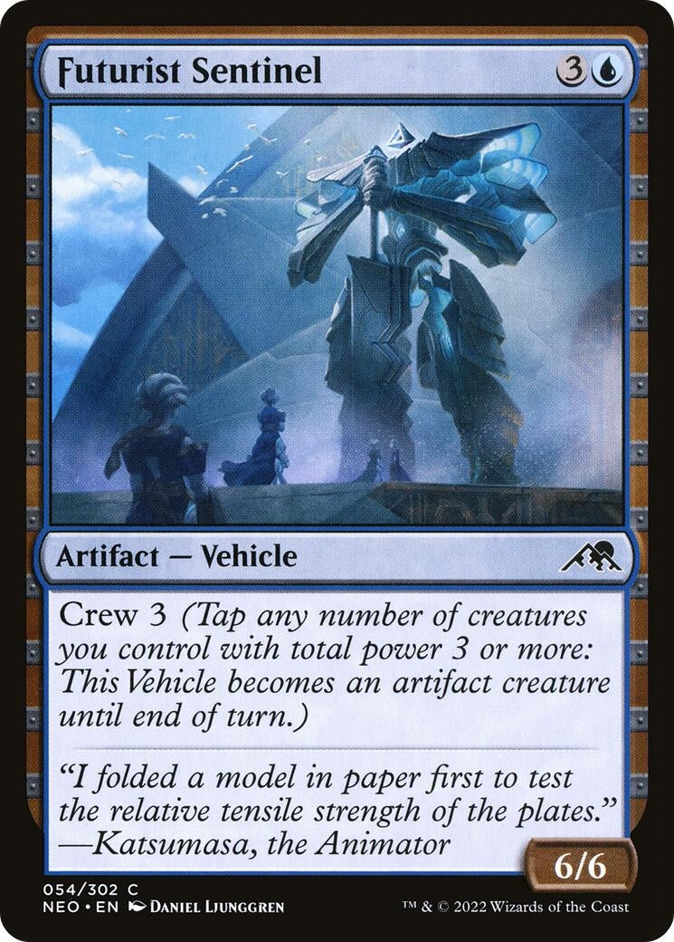 Image for Futurist Sentinel (54) (NEO) - Magic: The Gathering