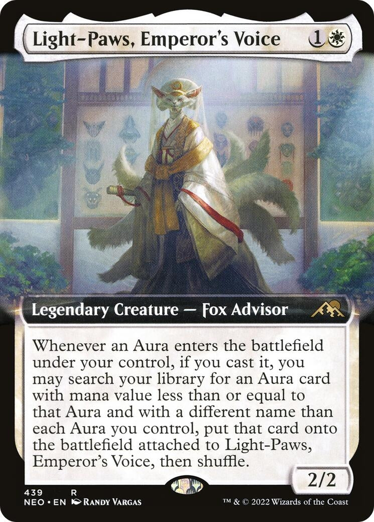 Image for Light-Paws, Emperor's Voice (Extended Art) (439) (NEO) - Magic: The Gathering