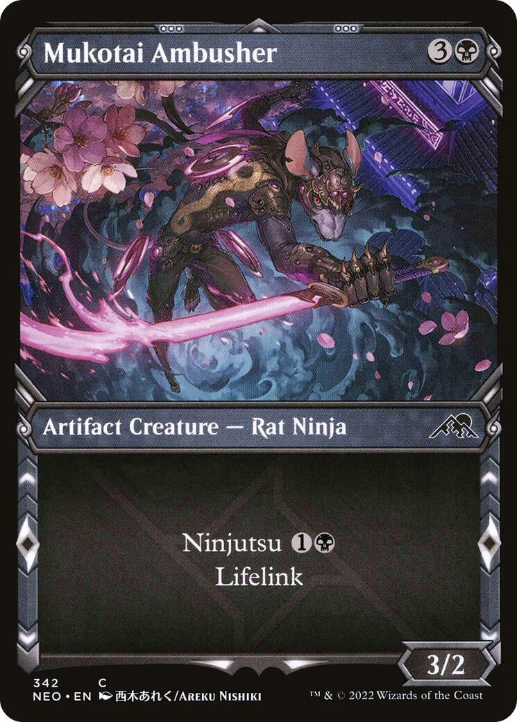 Image for Mukotai Ambusher (Showcase) (342) (NEO) - Magic: The Gathering