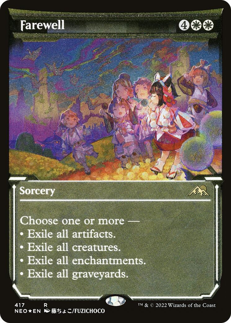 Image for Farewell (Showcase) (Foil Etched) (417) (NEO) - Magic: The Gathering