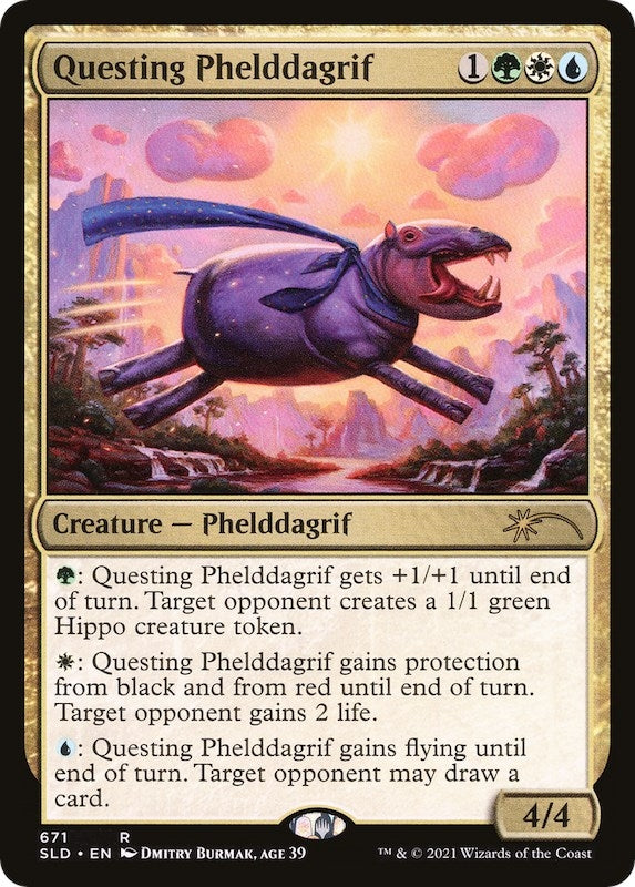 Image for Questing Phelddagrif (671) (671) (SLD) - Magic: The Gathering