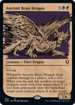 Ancient Brass Dragon (Showcase) (389) (CLB) Japanese