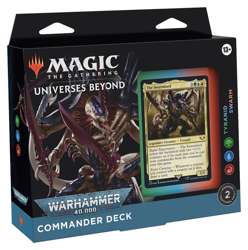 Image for Universes Beyond: Warhammer 40,000 - Tyranid Swarm Commander Deck - Magic: The Gathering