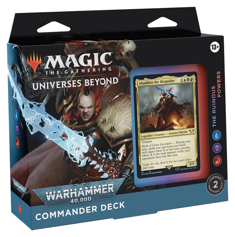 Image for Universes Beyond: Warhammer 40,000 - The Ruinous Powers Commander Deck - Magic: The Gathering
