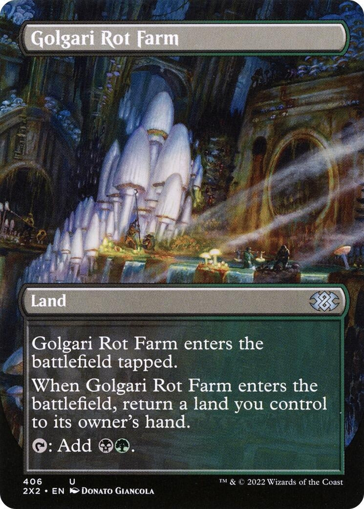 Golgari Rot Farm (Borderless) (406) (2X2) Japanese