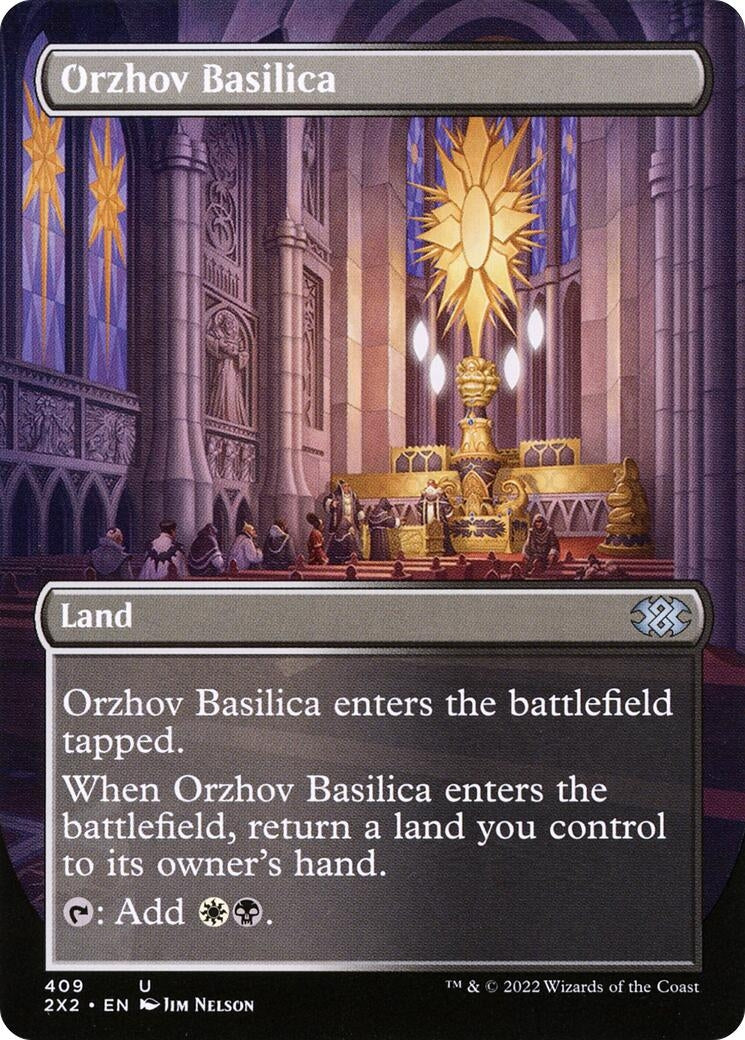 Orzhov Basilica (Borderless) (409) (2X2) Japanese