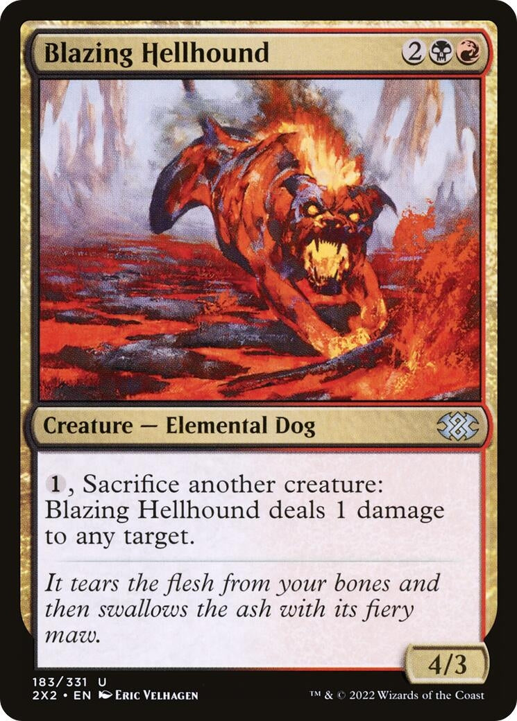 Blazing Hellhound (183) (2X2)