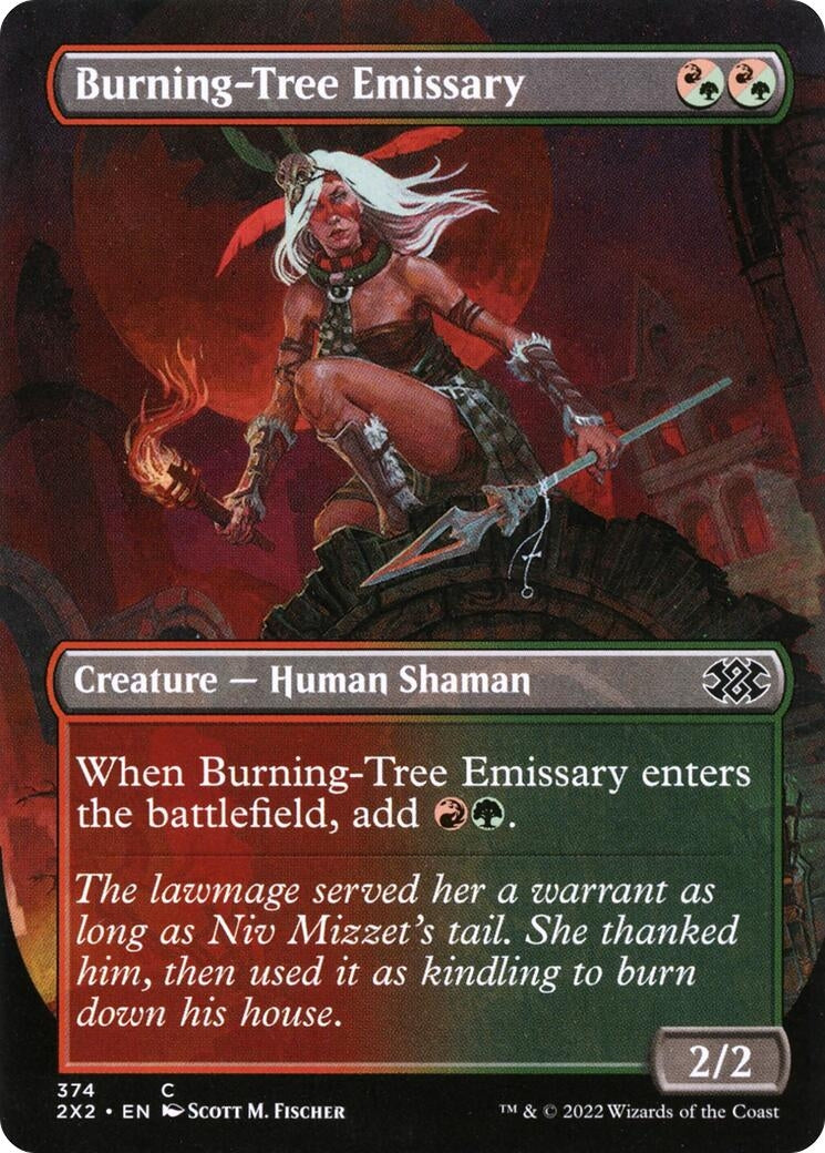 Burning-Tree Emissary (Borderless) (374) (2X2) Japanese