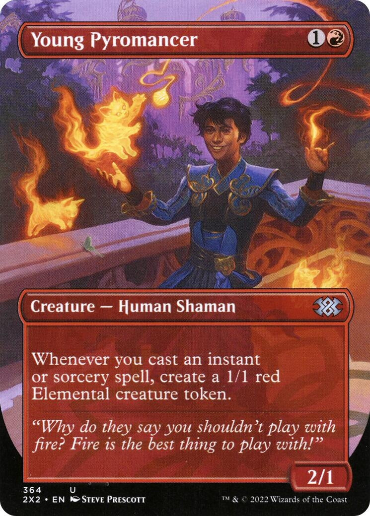 Young Pyromancer (Borderless) (364) (2X2) Japanese