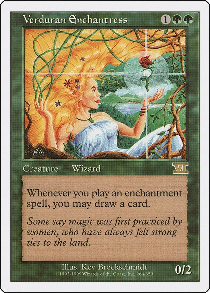 Verduran Enchantress (264) (6ED) Japanese