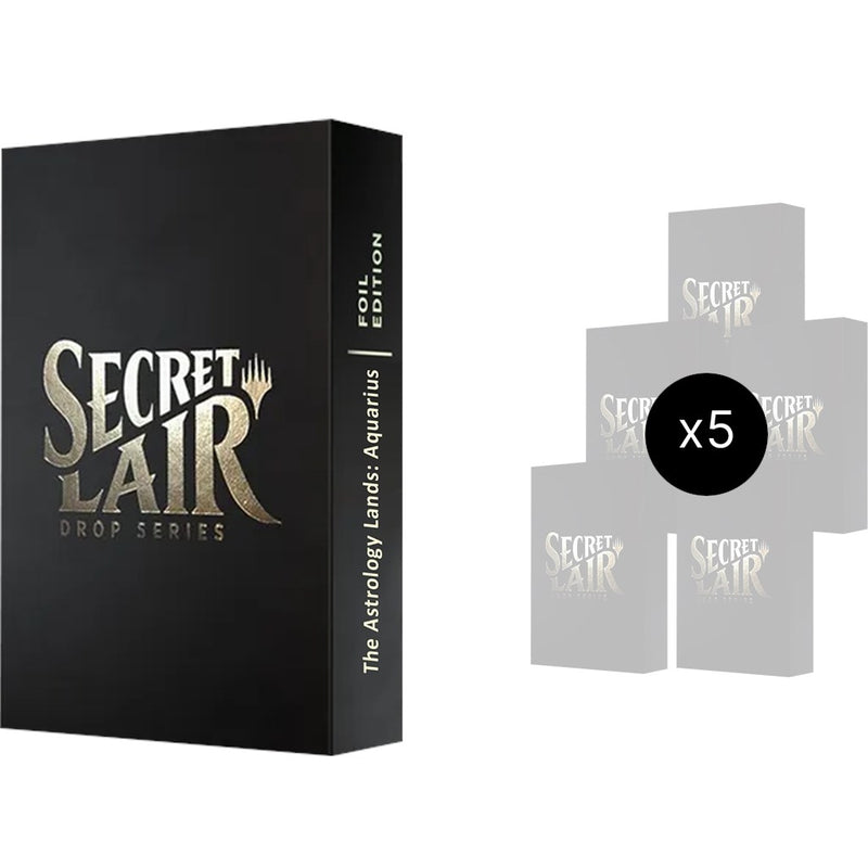 Image for Secret Lair Drop: Astrology Lands (Aquarius) Bundle - Traditional Foil Edition - Magic: The Gathering