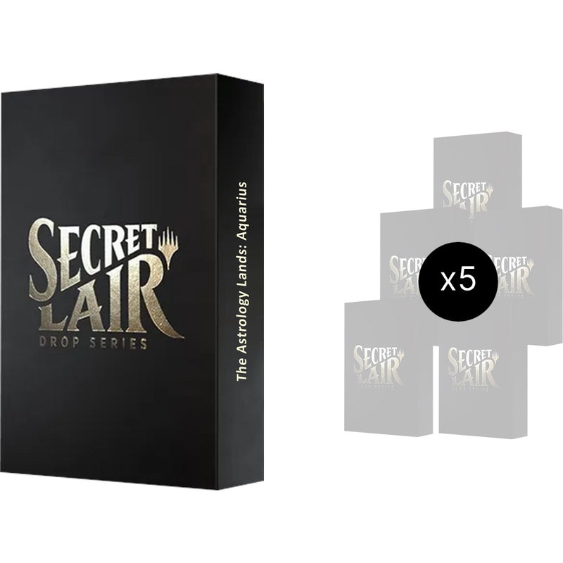 Image for Secret Lair Drop: Astrology Lands (Aquarius) Bundle - Non-Foil Edition - Magic: The Gathering