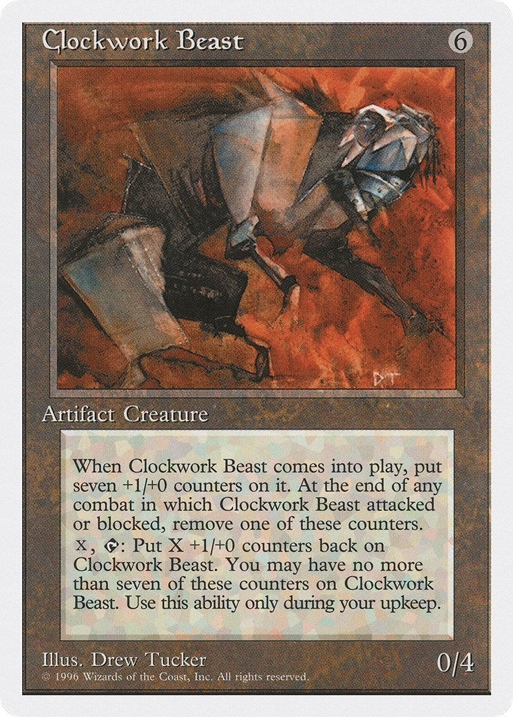 Image for Clockwork Beast (2PS) - Magic: The Gathering