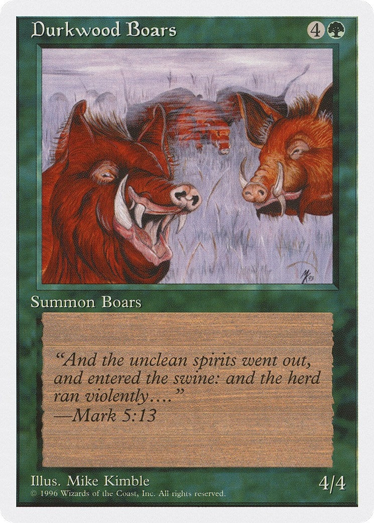 Image for Durkwood Boars (2PS) - Magic: The Gathering