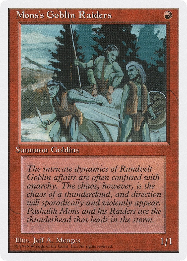 Image for Mons's Goblin Raiders (2PS) - Magic: The Gathering