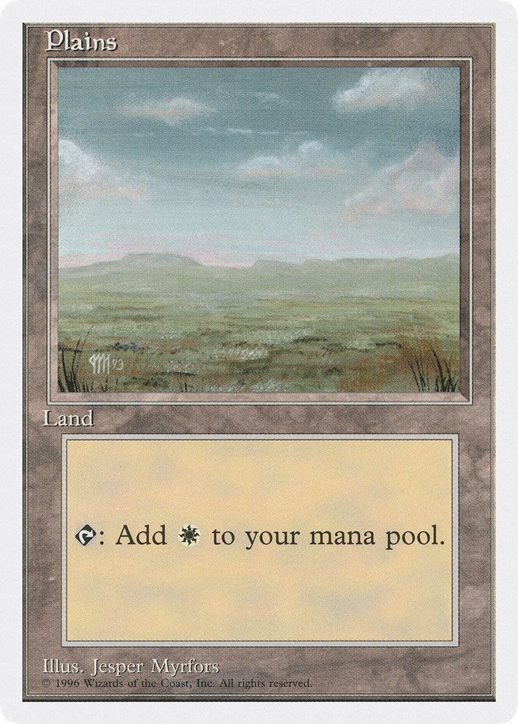 Image for Plains (C) (55) (2PS) - Magic: The Gathering
