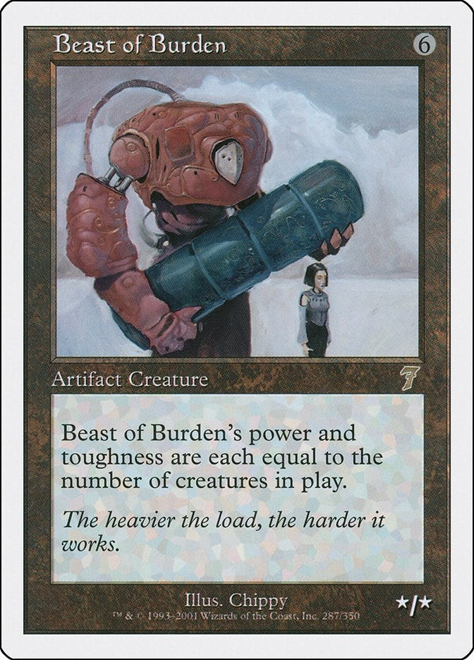 Image for Beast of Burden (287) (7ED) - Magic: The Gathering