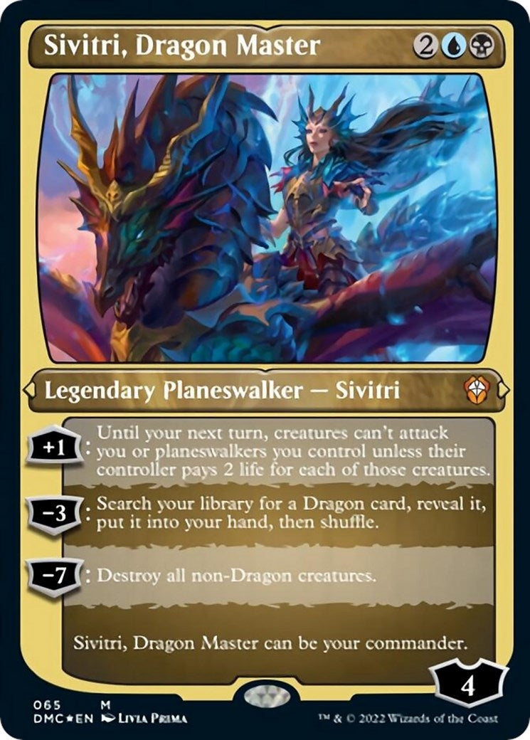 Sivitri, Dragon Master (Foil Etched) (65) (DMC)