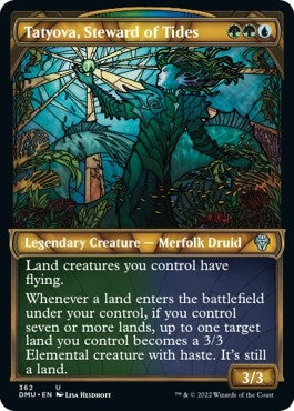 Tatyova, Steward of Tides (Textured Foil) (362) (DMU)