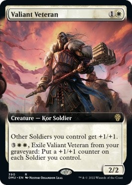 Valiant Veteran (Extended Art) (390) (DMU)