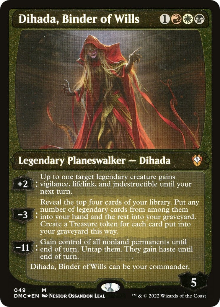 Dihada, Binder of Wills (Display Commander) - Thick Stock (49) (DMC)