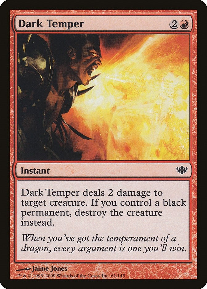 Image for Dark Temper (61) (CON) - Magic: The Gathering
