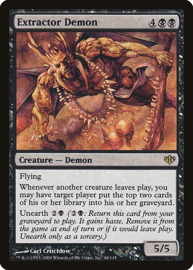 Image for Extractor Demon (44) (CON) - Magic: The Gathering