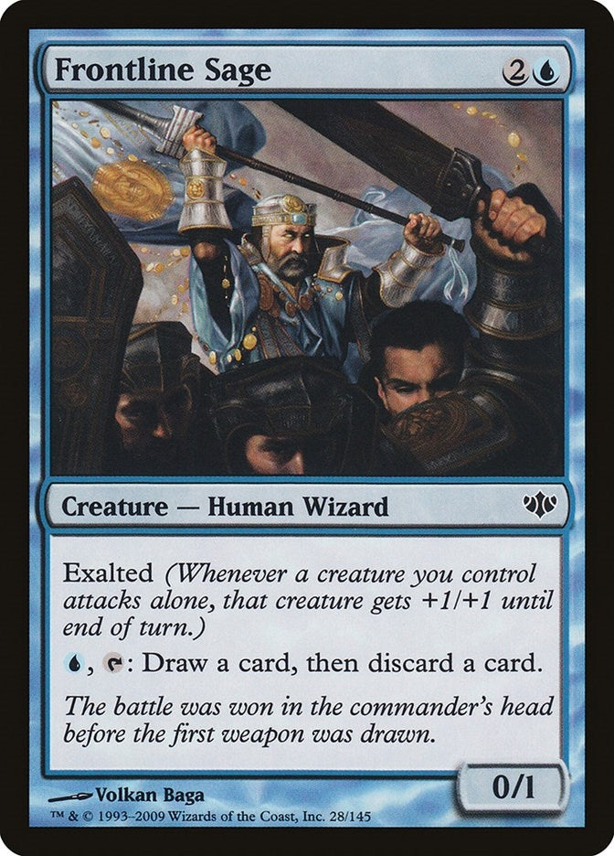 Image for Frontline Sage (28) (CON) - Magic: The Gathering