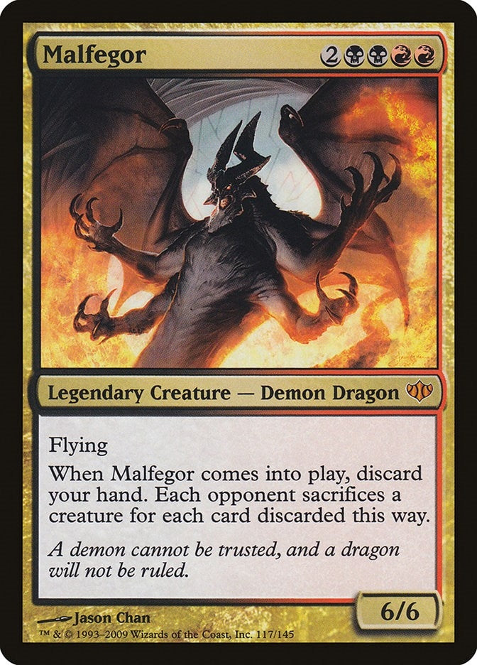 Image for Malfegor (117) (CON) - Magic: The Gathering