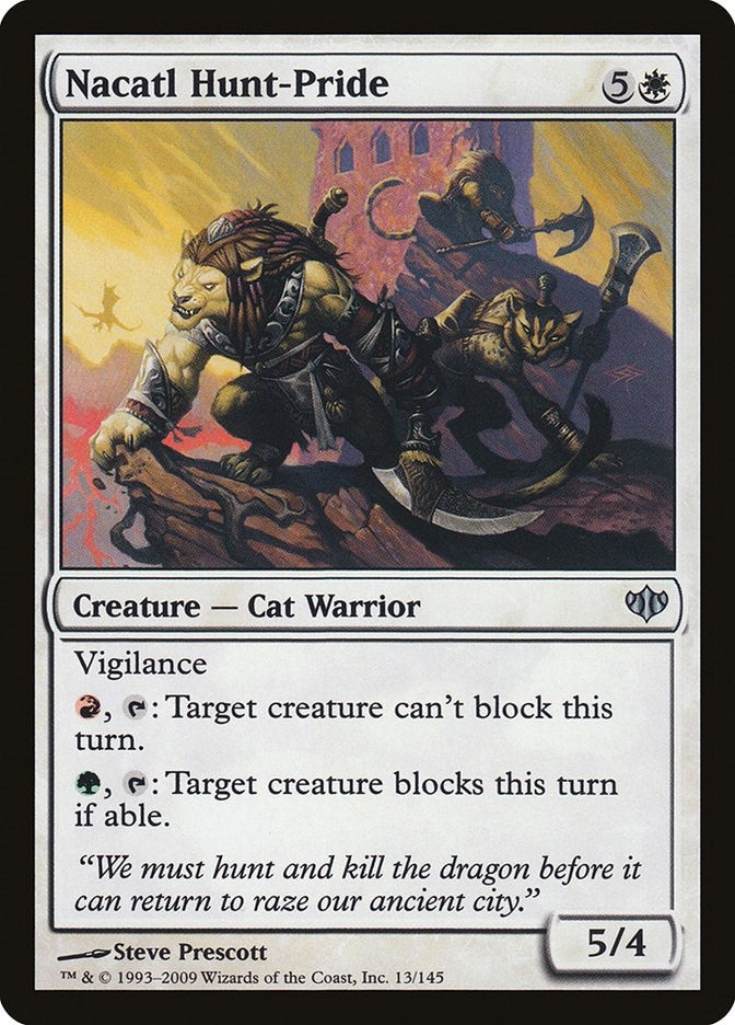 Image for Nacatl Hunt-Pride (13) (CON) - Magic: The Gathering