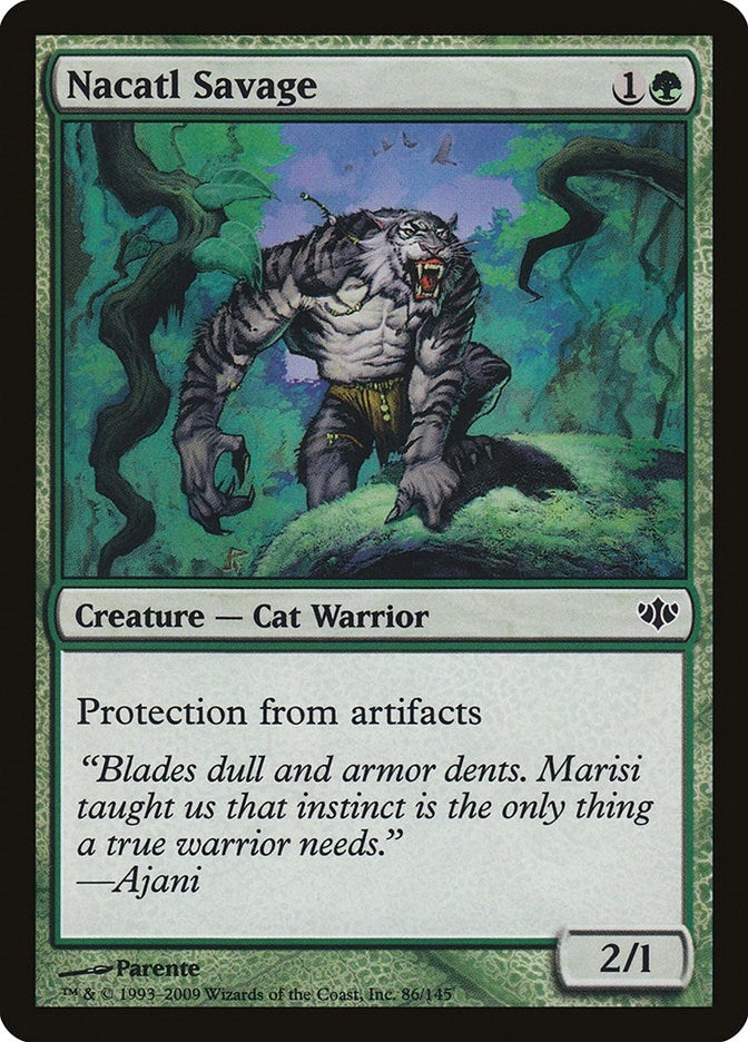 Image for Nacatl Savage (86) (CON) - Magic: The Gathering