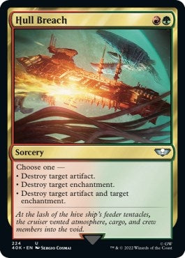 Image for Hull Breach (Surge Foil) (224) (40K) - Magic: The Gathering